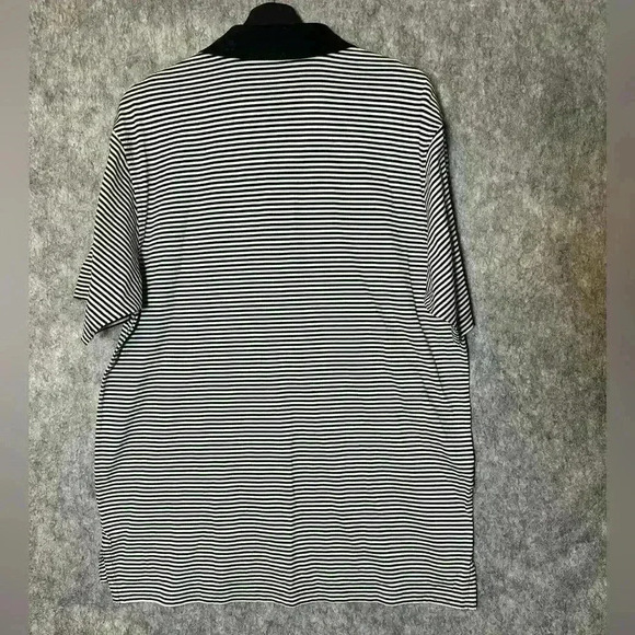 Peter Millar 100% Cotton Striped Polo - Large - Picture 2 of 3